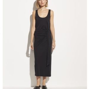 NWT Vince Pima Cotton Sleeveless Wrap Dress